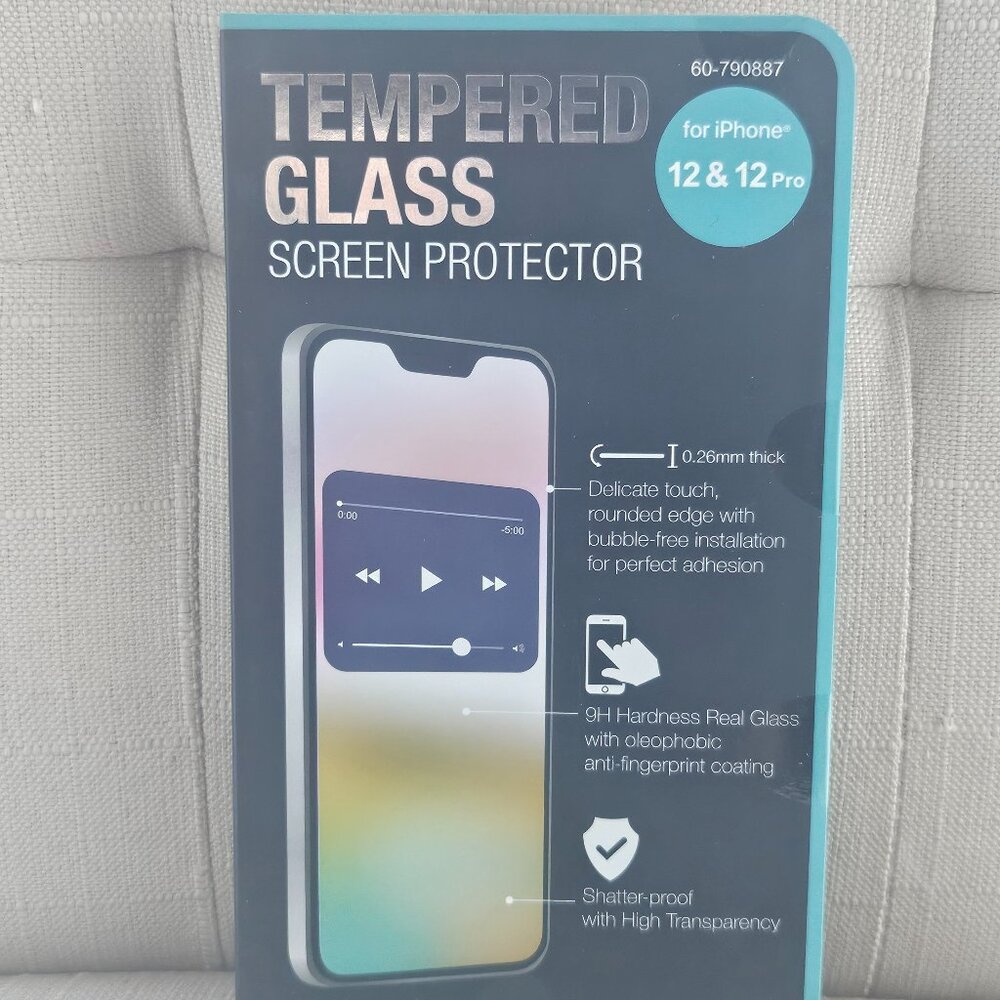 Screen Protector for phone 12 and 12 Pro Unbranded Tempered Glass Screen Protect